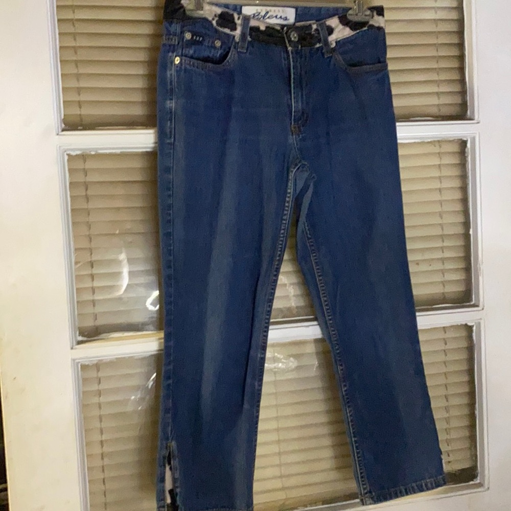 Express Blues Cowhide Velvet Jeans- SZ 5/6 straigh